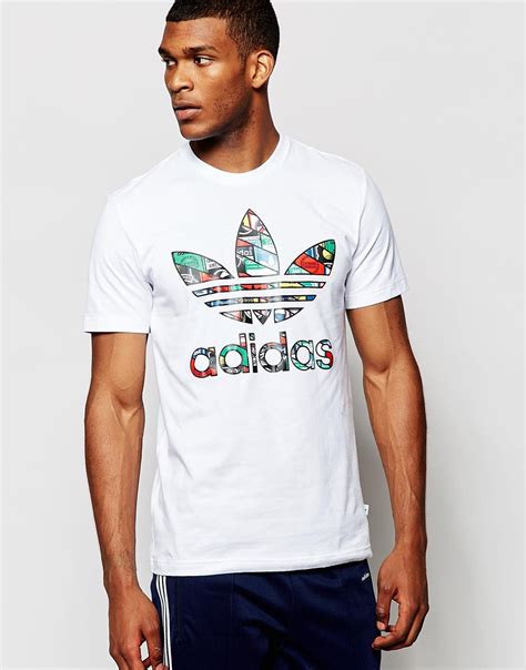 adidas t shirt herren originals weiß|Adidas originals men's shirts.